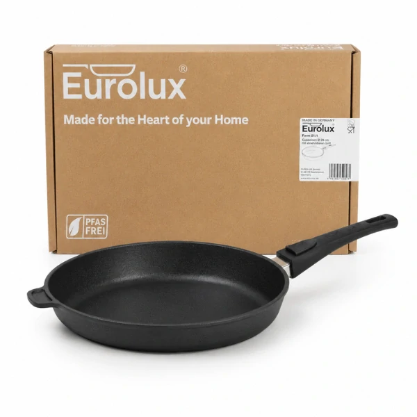 Titanová pánev Eurolux LuxTec® 28 cm – na indukci