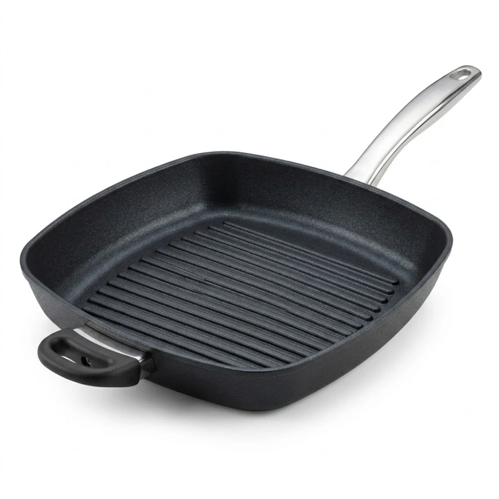 SKK Diamantová grilovací pánev 28 × 28 × 7 cm Gastro