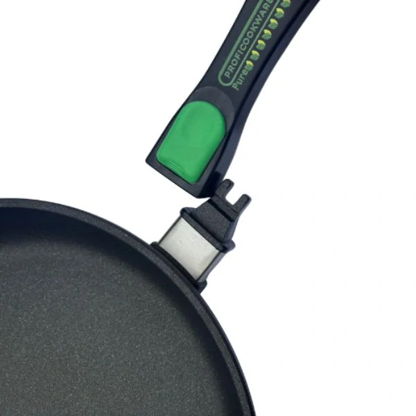 Titanová grilovací pánev 28x28 cm Proficookware PURE s keramickým povrchem a víkem