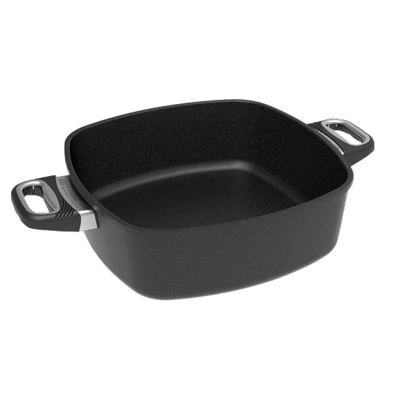 AMT Gastroguss titanový hranatý hrnec / pekáč 28×28×9 cm BESTPAN LOTAN induction