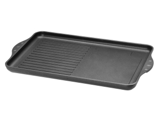 Profesionální titanová  grilovací deska 43x28 SKK Titanium Durit 28 cm Indukce půlená
