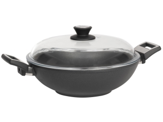 Profesionální titanová pánev wok SKK Titanium Durit 32 cm Indukce