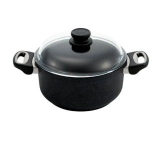 Titanový hrnec 24cm/12cm/4,5L + poklice SKK serie 7 indukce Excelent
