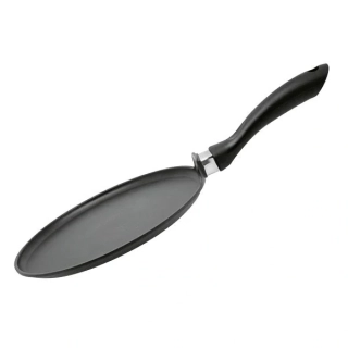 Pánev na palačinky Elo Alucast s nepřilnavým povrchem, černá, 28 cm indukce